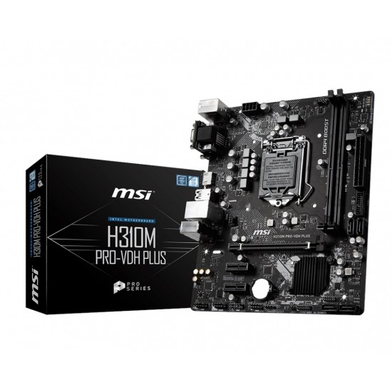 MSI H310M PRO-VDH PLUS INTEL H310 DDR4 SOKET 1151 MATX ANAKART